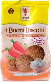 Biscotti di grano saraceno con carote senza glutine BIO 350 g ECOR